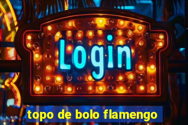 topo de bolo flamengo